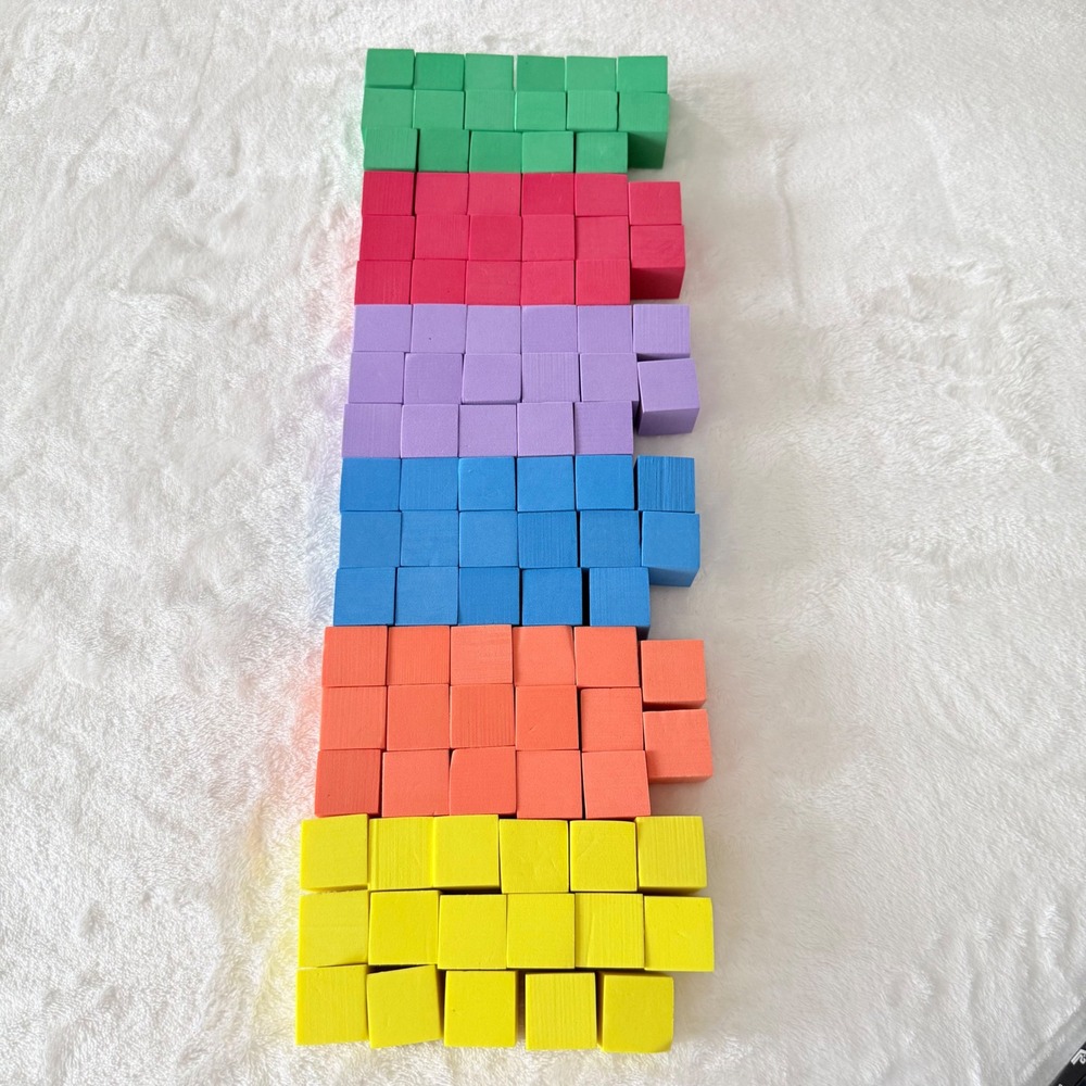Edx Education Color Cubes Activity Cards Foam Block Learning Set 34 Cards 102 Pc - Picture 4 of 5